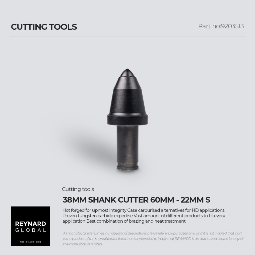 38mm Shank Cutter 60mm – 22mm S