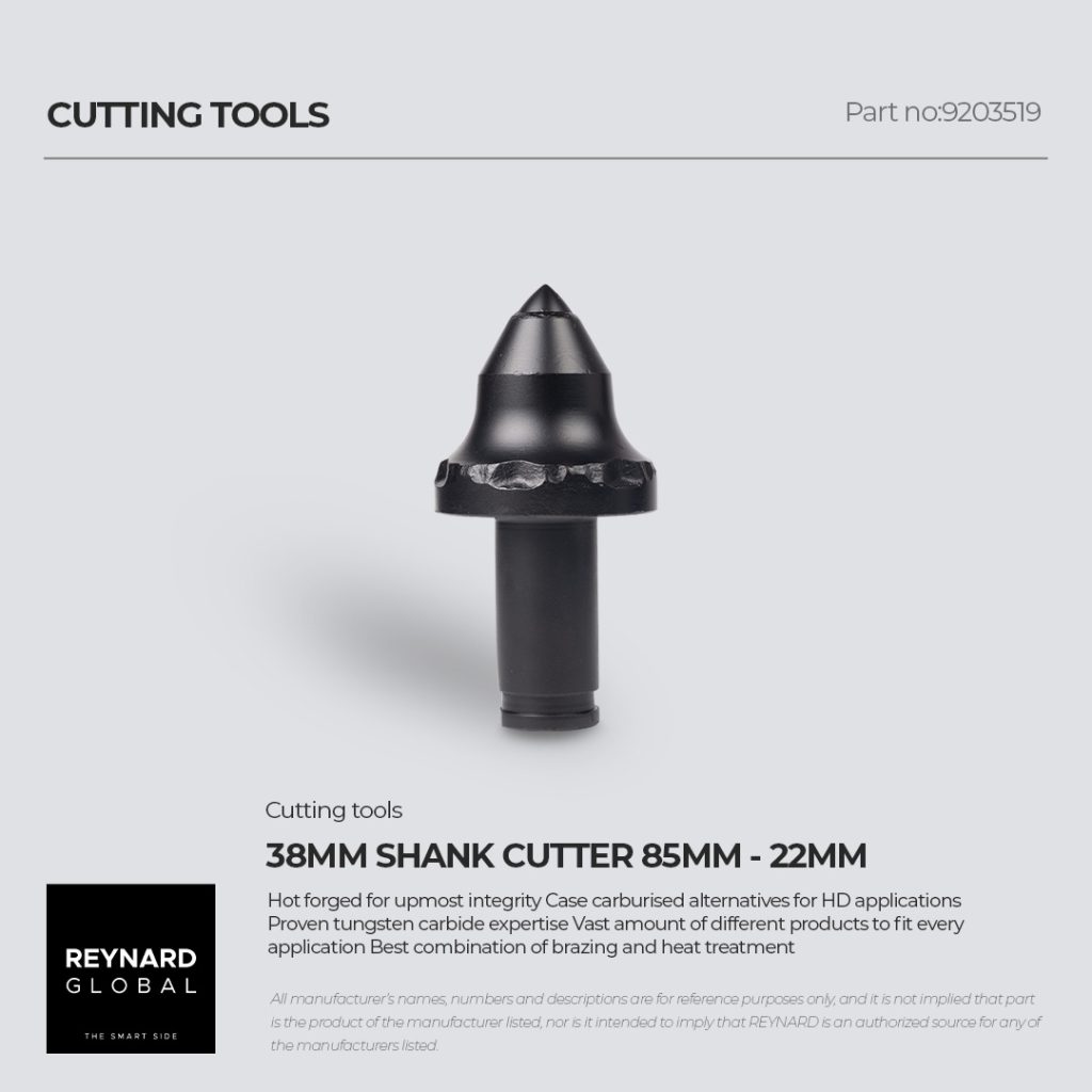 38mm Shank Cutter 85mm – 22mm