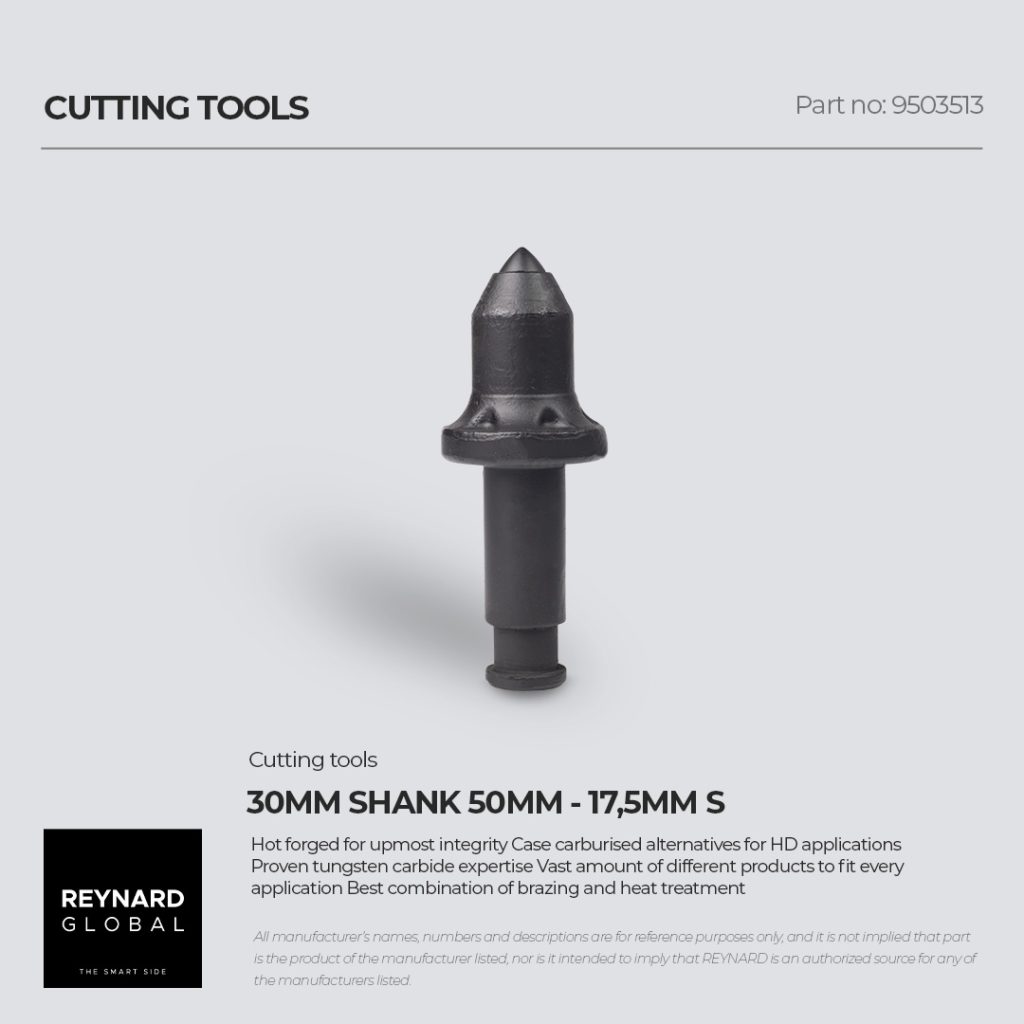 30mm Shank Cutting Tools 50 mm – 17,5 mm S