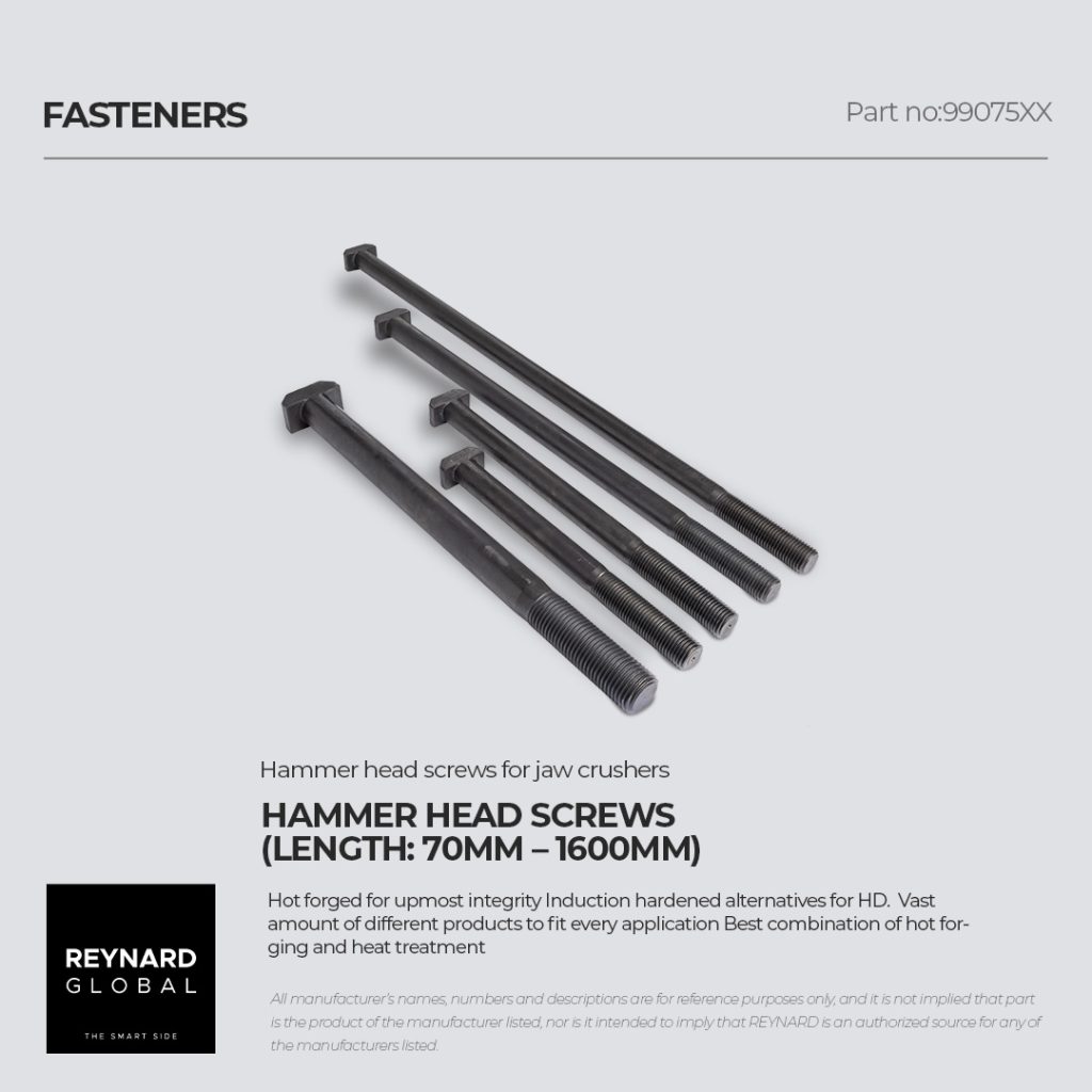 Hammer Head Screws (Length:70 mm-1600 mm)